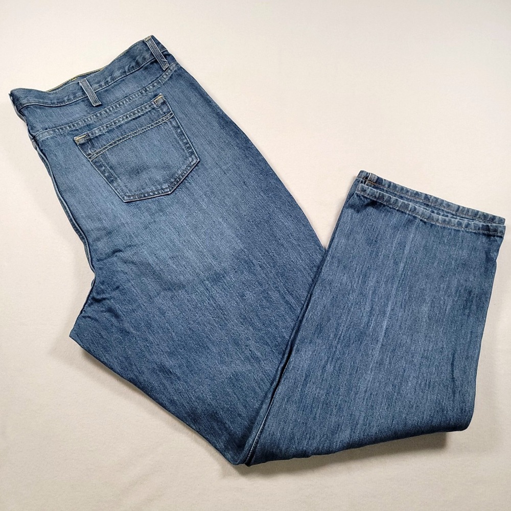 Cinch Men White Label Jeans 42x32 Mid Rise‎ Relaxed Straight Dark Stone